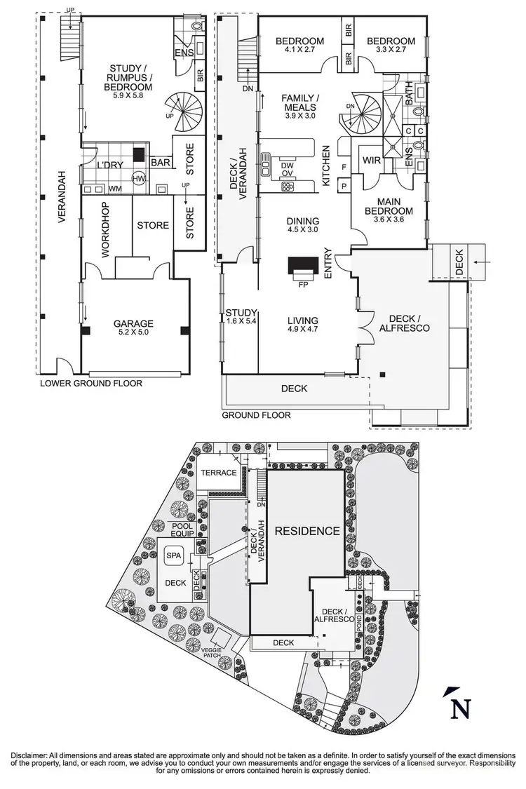 Floorplan of Homely house listing, 1 Lara Court, Doncaster VIC 3108