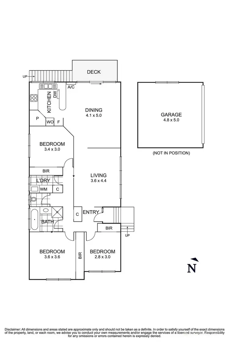 Floorplan of Homely unit listing, 1/14 Marian Court, Eltham North VIC 3095
