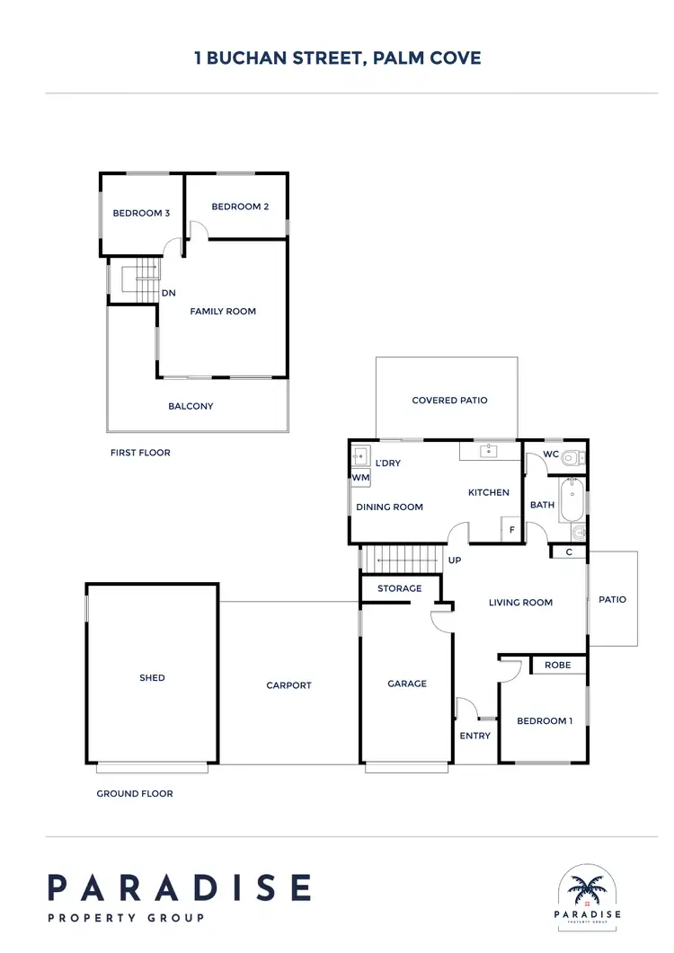 Floorplan of Homely house listing, 1 Buchan Street, Palm Cove QLD 4879