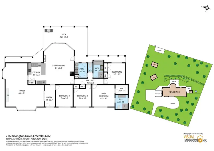 Floorplan of Homely house listing, 71A Kilvington Drive, Emerald VIC 3782
