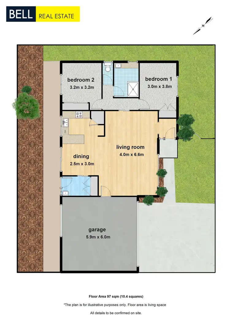 Floorplan of Homely unit listing, 26A Ballantyne Crescent, Kilsyth VIC 3137