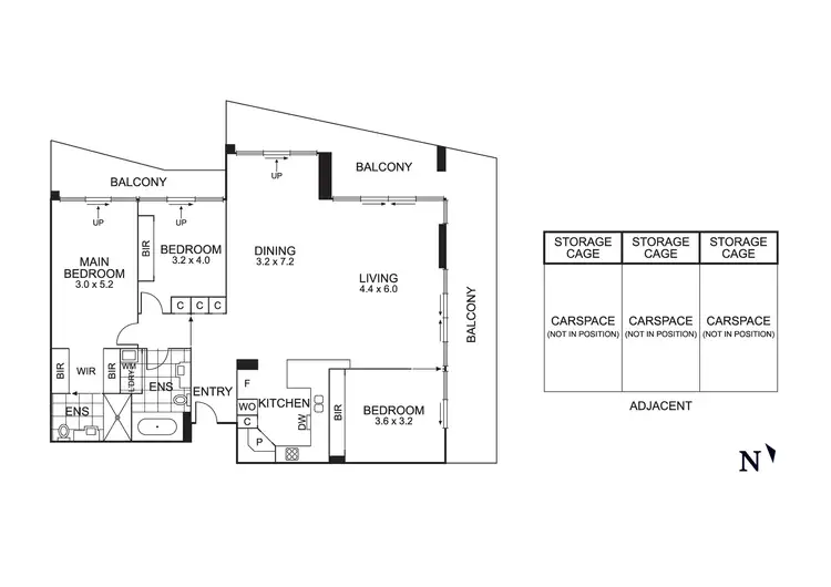 Floorplan of Homely unit listing, 709/222 Bay Road, Sandringham VIC 3191