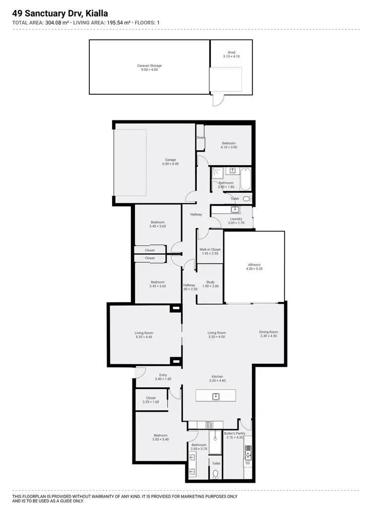 Floorplan of Homely house listing, 49 Sanctuary Drive, Kialla VIC 3631