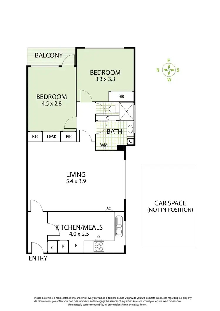 Floorplan of Homely apartment listing, 4/47 Rockley Road, South Yarra VIC 3141