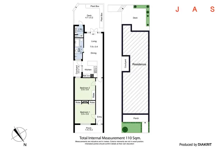 Floorplan of Homely house listing, 13 Parker Street, Footscray VIC 3011