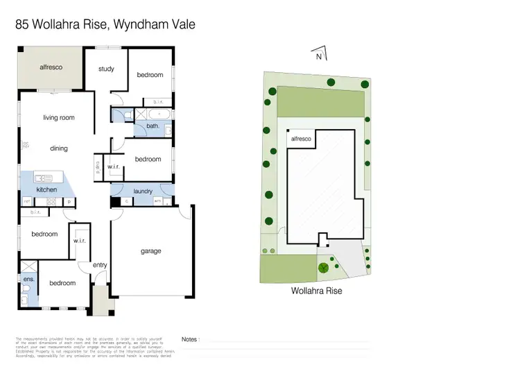 Floorplan of Homely house listing, 85 Wollahra Rise, Wyndham Vale VIC 3024