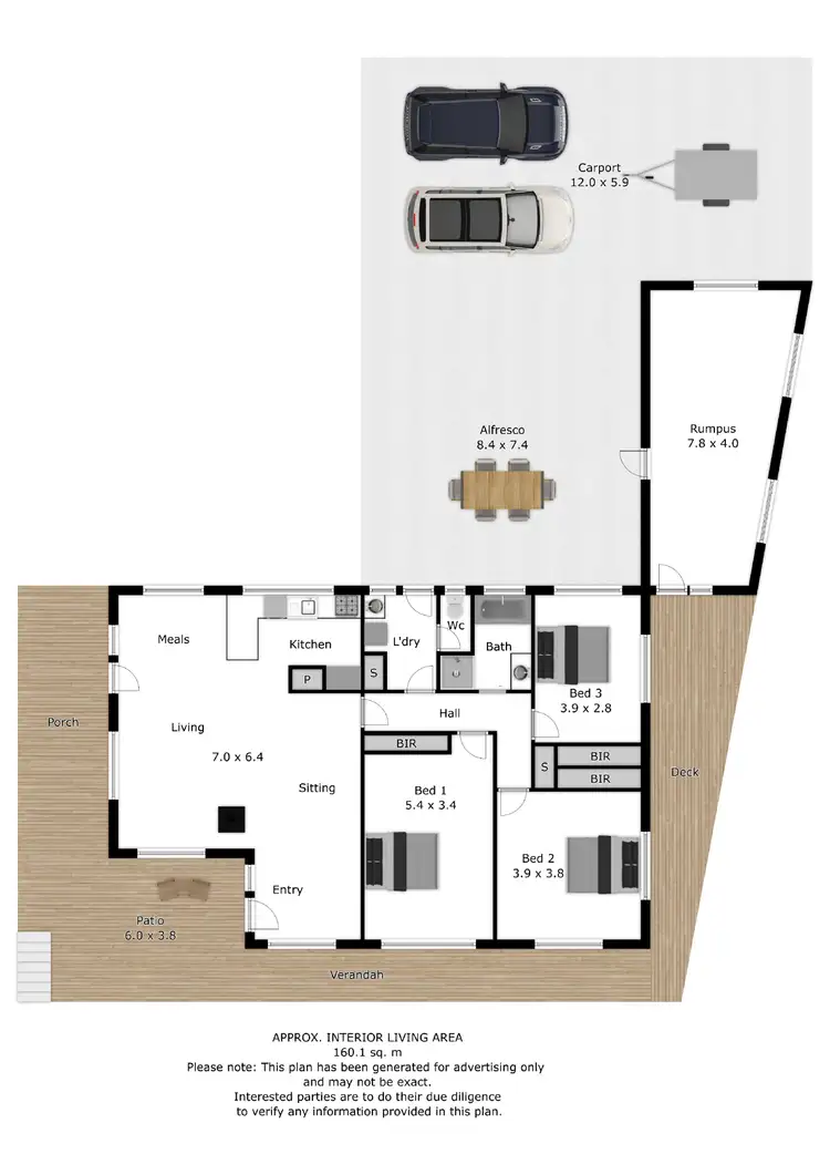 Floorplan of Homely house listing, 5A Allamar Court, Tawonga South VIC 3698
