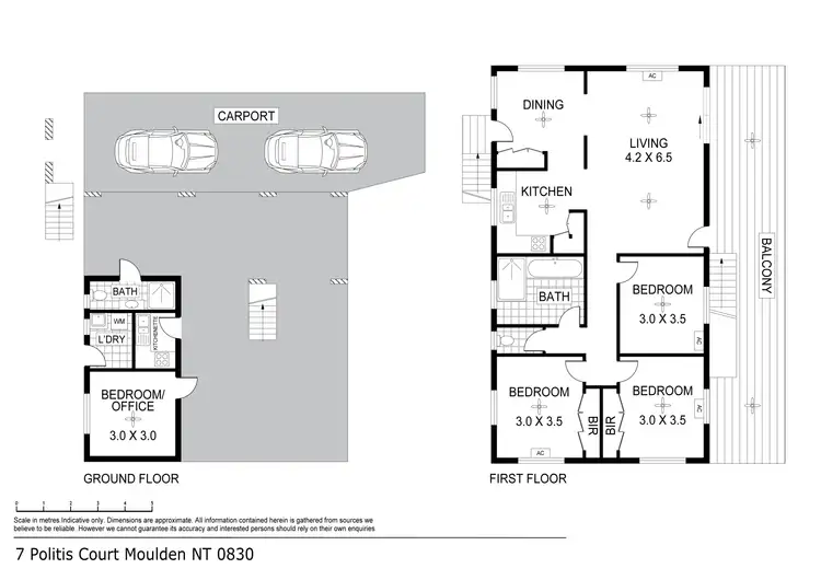 Floorplan of Homely house listing, 7 Politis Court, Moulden NT 830