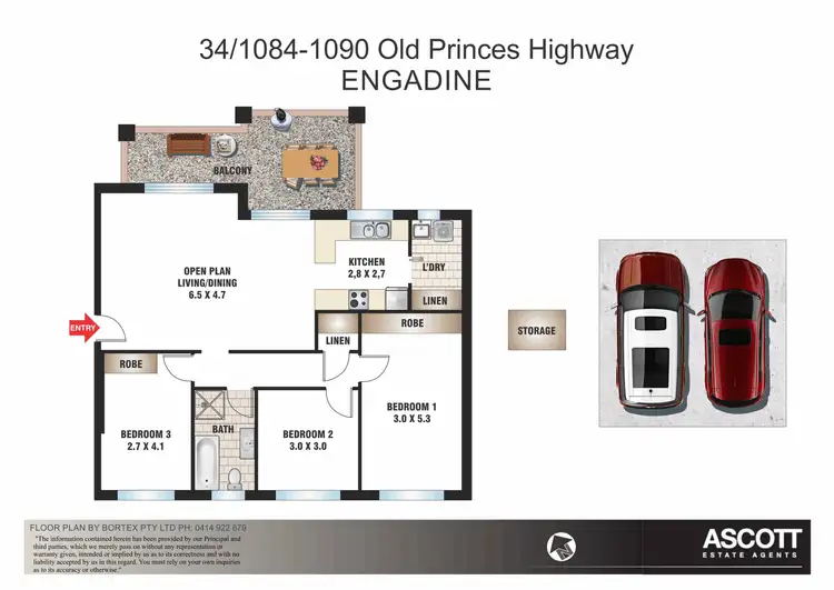 Floorplan of Homely apartment listing, 34/1084-1090 Old Princes Highway, Engadine NSW 2233