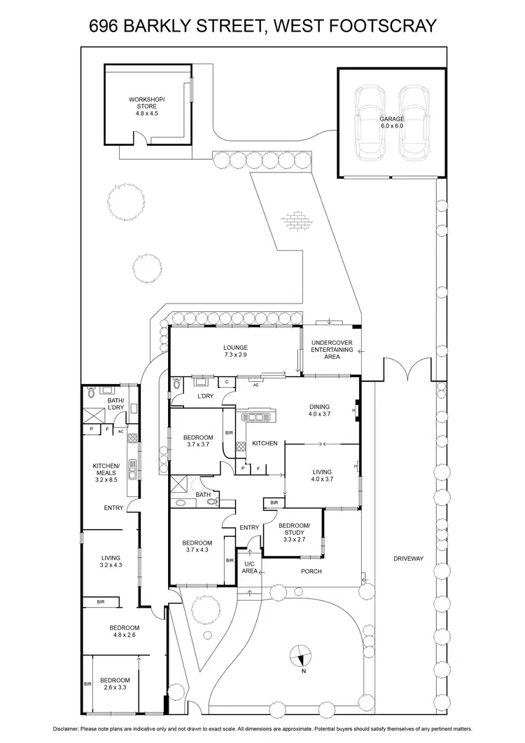 Floorplan of Homely house listing, 696 Barkly Street, West Footscray VIC 3012