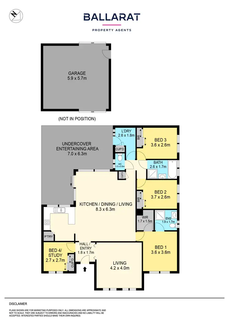 Floorplan of Homely house listing, 94 Greenhill Road, Mount Helen VIC 3350