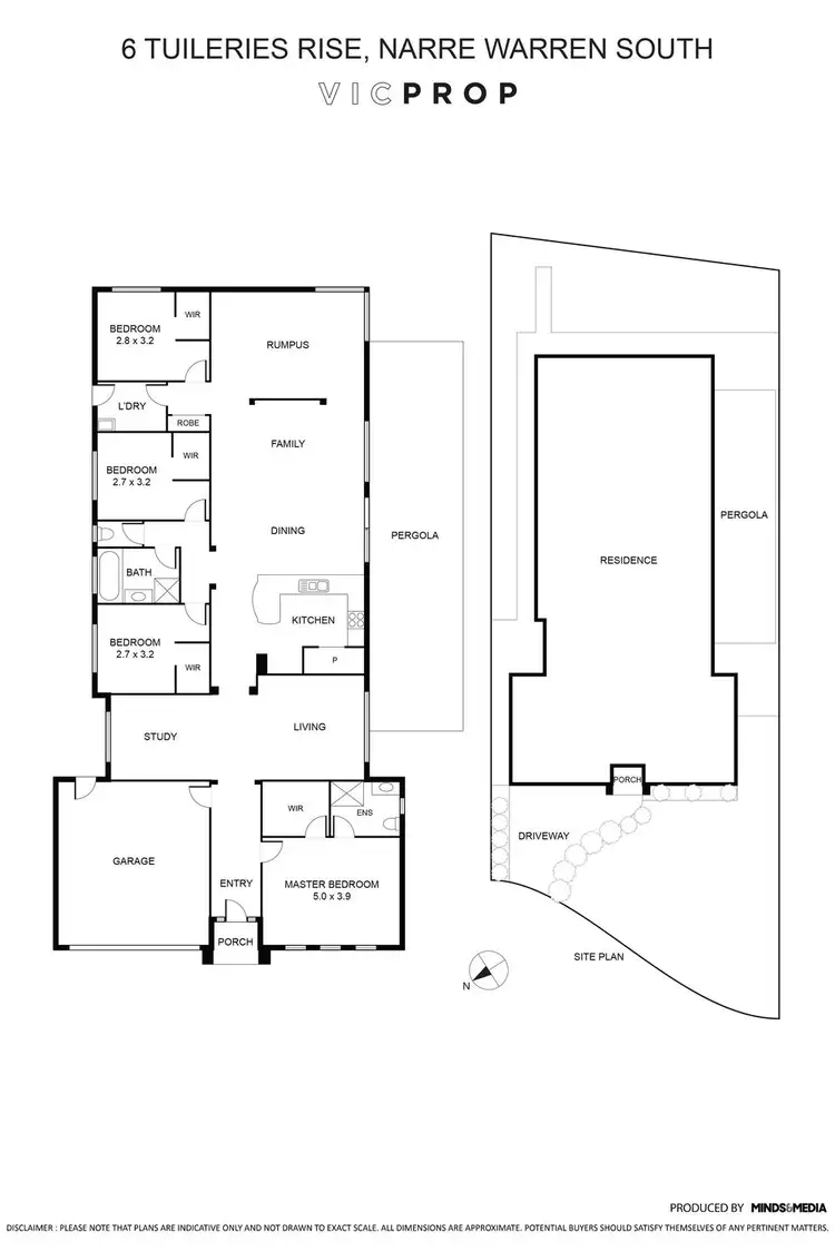 Floorplan of Homely house listing, 6 Tuileries Rise, Narre Warren South VIC 3805