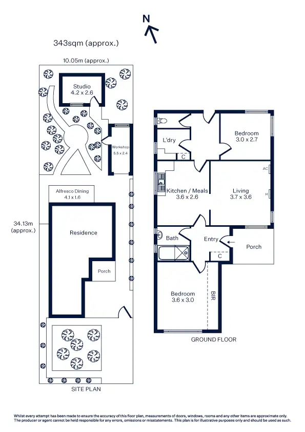 Floorplan of Homely house listing, 74 Speight Street, Newport VIC 3015