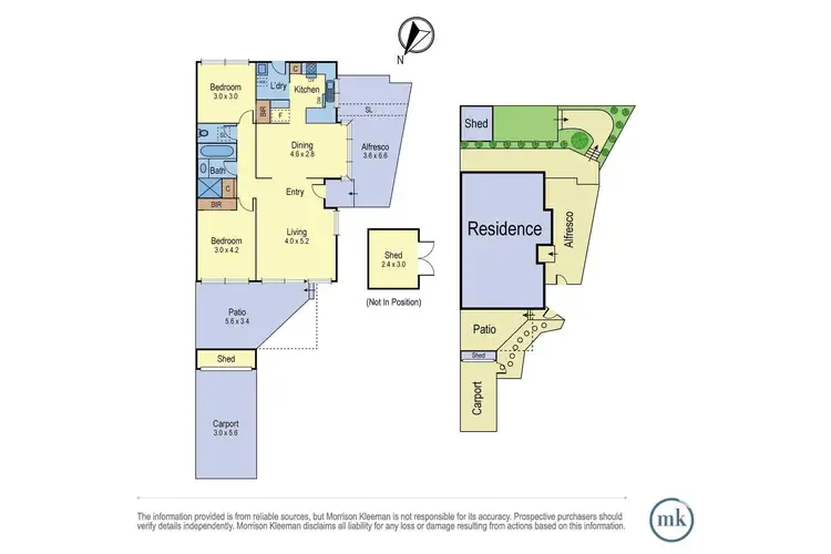 Floorplan of Homely unit listing, 6/6 Main Road, Lower Plenty VIC 3093