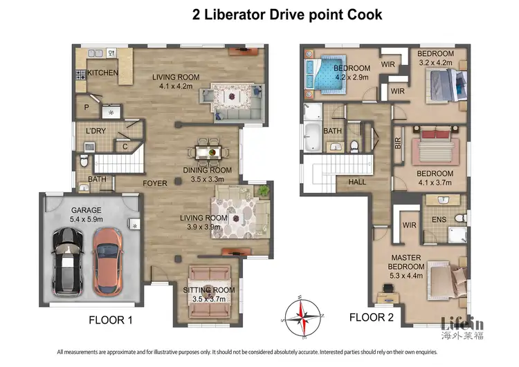 Floorplan of Homely house listing, 2 Liberator Drive, Point Cook VIC 3030
