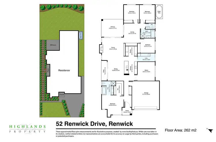 Floorplan of Homely house listing, 52 Renwick Drive, Renwick NSW 2575