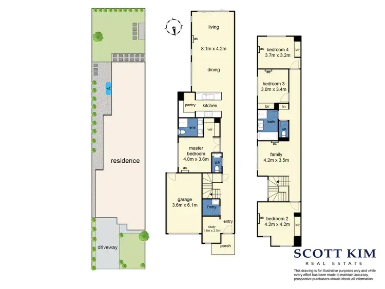 Floorplan of Homely townhouse listing, 5 Shakespeare Grove, Heidelberg Heights VIC 3081
