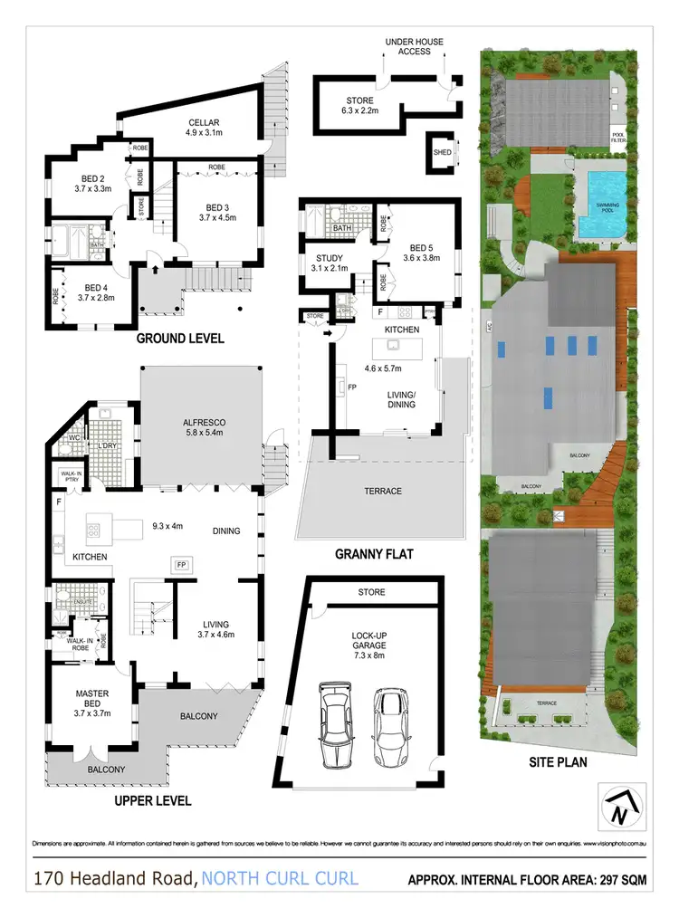 Floorplan of Homely house listing, 170 Headland Road, North Curl Curl NSW 2099