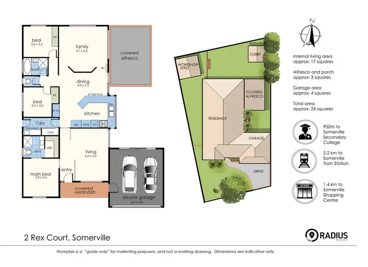 Floorplan of Homely house listing, 2 Rex Court, Somerville VIC 3912
