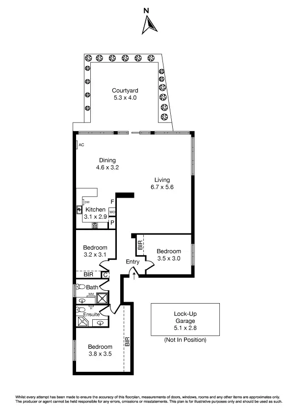 Floorplan of Homely apartment listing, 40/250 Dandenong Road, St Kilda East VIC 3183