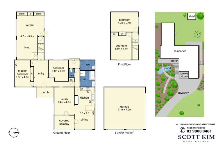 Floorplan of Homely house listing, 5 Vasey Grove, Donvale VIC 3111