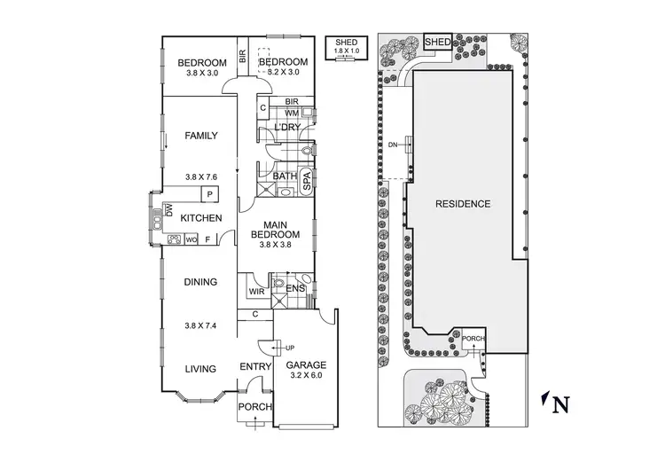 Floorplan of Homely house listing, 1/27 Ivan Avenue, Edithvale VIC 3196