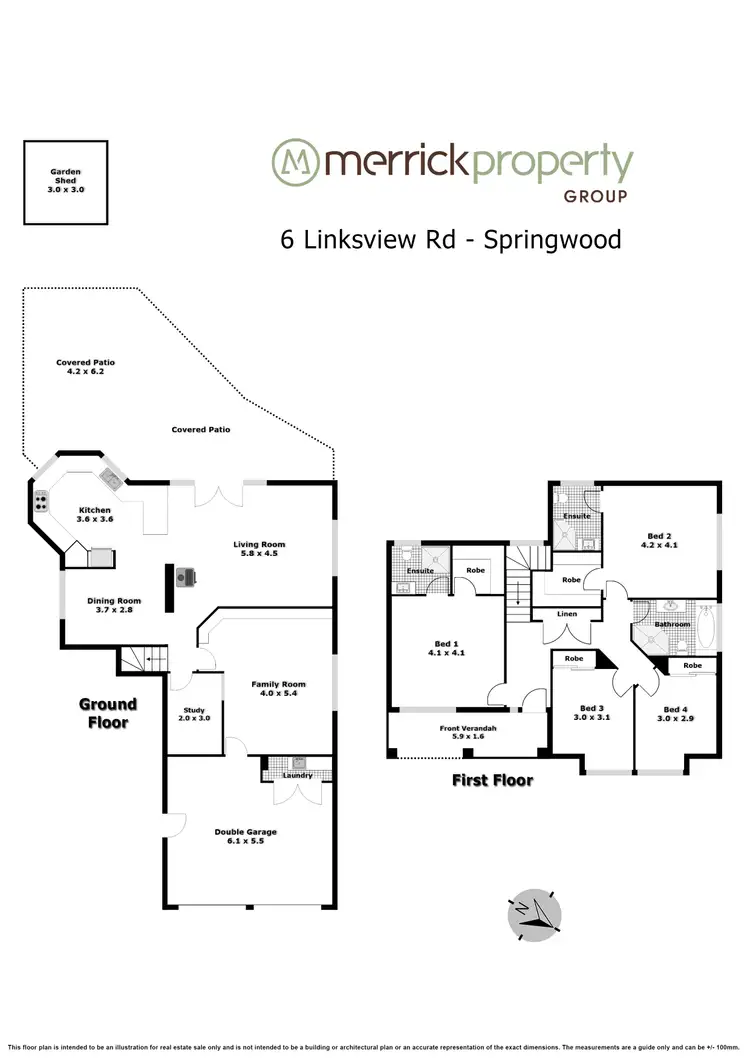 Floorplan of Homely house listing, 6 Linksview Road, Springwood NSW 2777