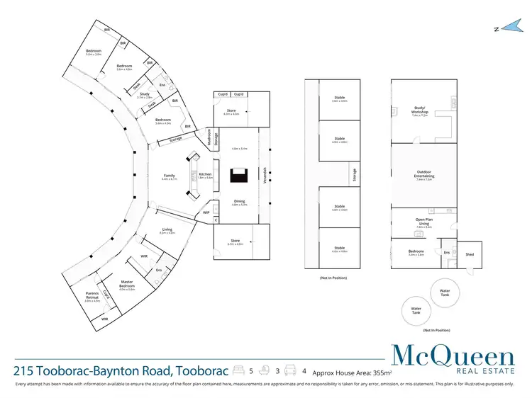 Floorplan of Homely house listing, 215 Tooborac Baynton Road, Tooborac VIC 3522