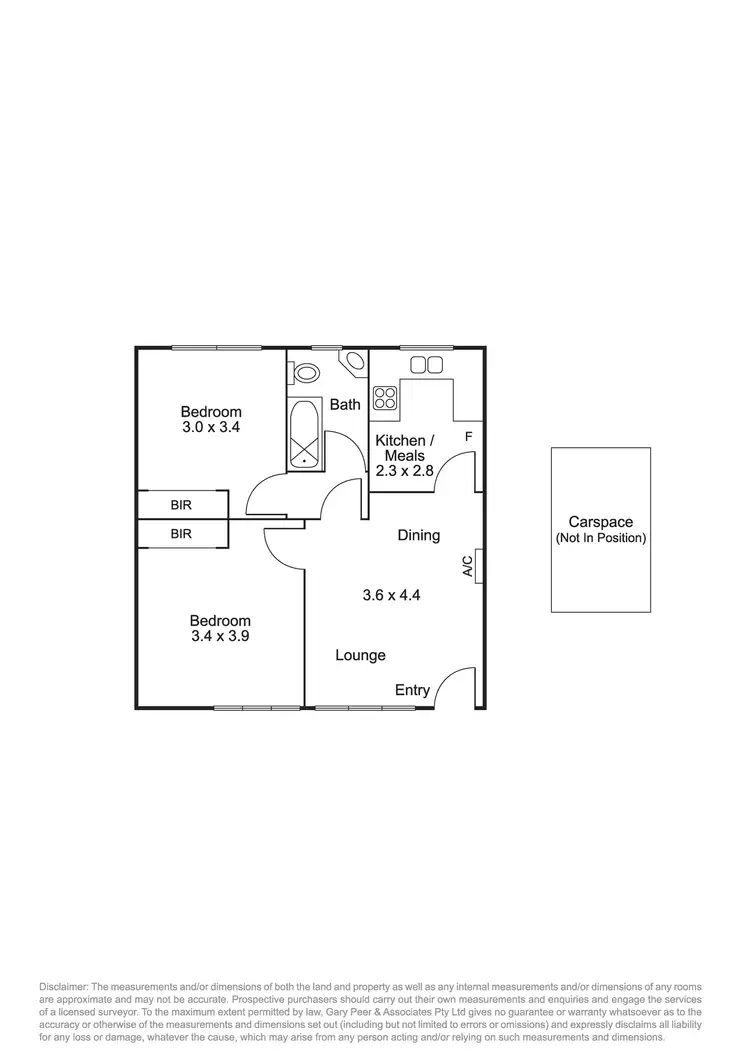 Floorplan of Homely apartment listing, 26/72-74 Carlisle Street, St Kilda VIC 3182