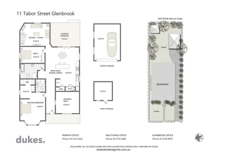 Floorplan of Homely house listing, 11 Tabor Street, Glenbrook NSW 2773