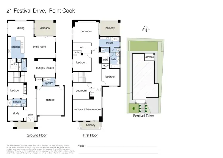 Floorplan of Homely house listing, 21 Festival Drive, Point Cook VIC 3030