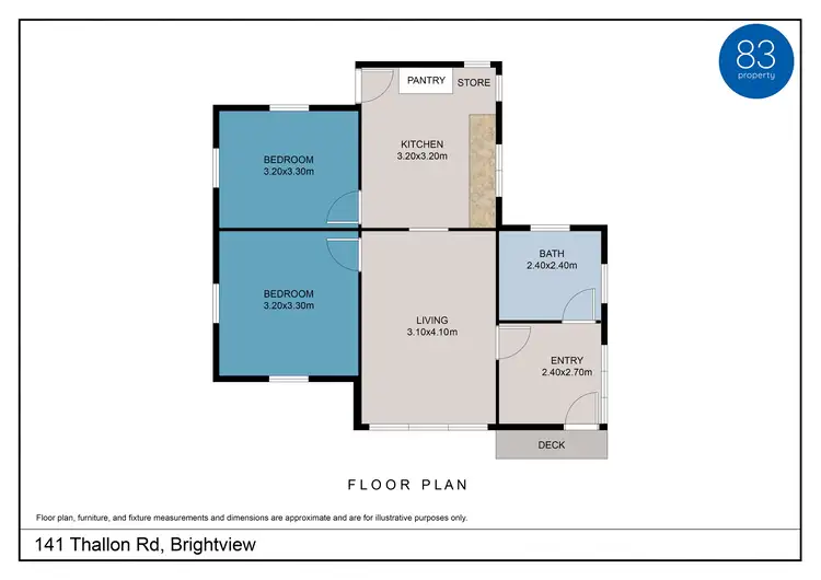 Floorplan of Homely house listing, 141 Thallon Road, Brightview QLD 4311