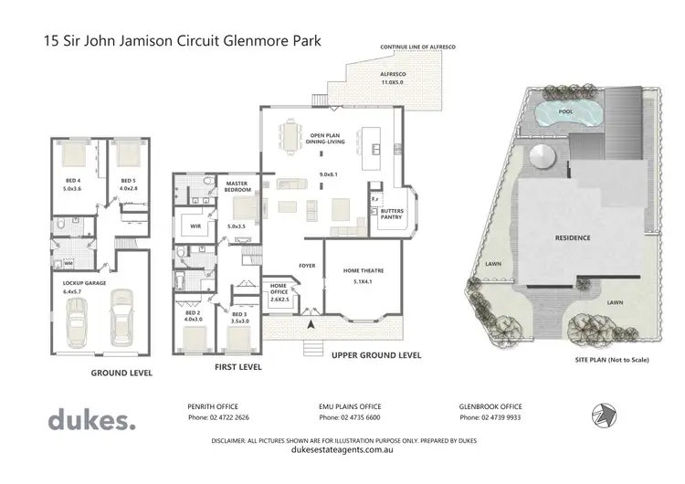 Floorplan of Homely house listing, 15 Sir John Jamison Circuit, Glenmore Park NSW 2745