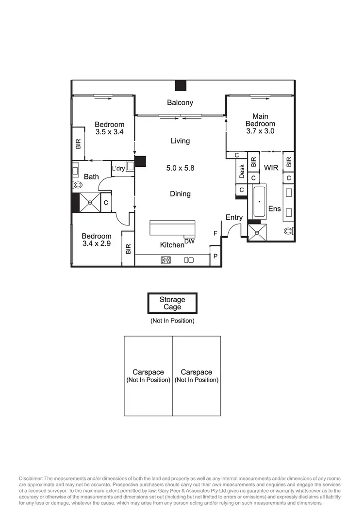 Floorplan of Homely apartment listing, 101/48 Blenheim Street, Balaclava VIC 3183