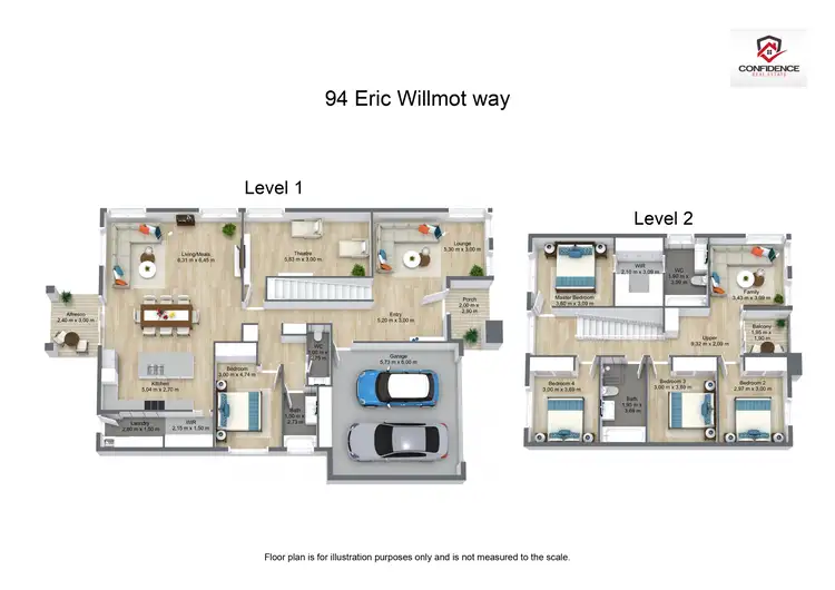Floorplan of Homely house listing, 94 Eric Willmot Wy, Macnamara ACT 2615