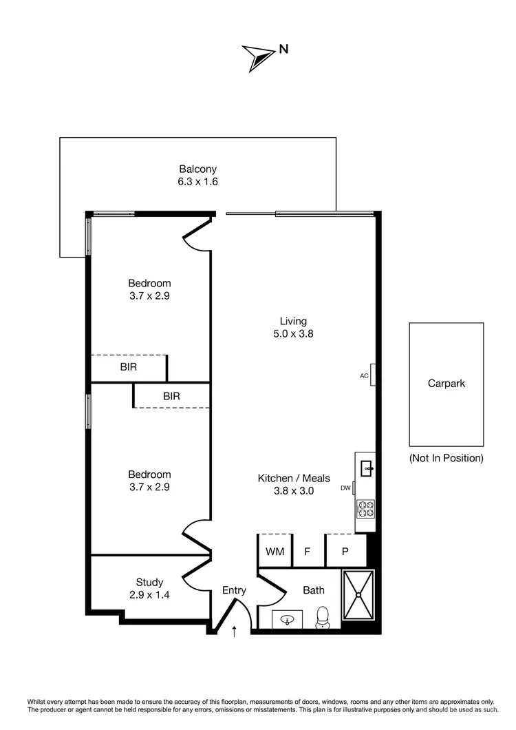 Floorplan of Homely apartment listing, 9M/8 Bond Street, Caulfield North VIC 3161