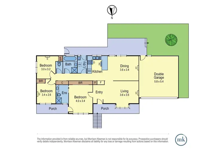 Floorplan of Homely unit listing, 4/1228 Main Road, Eltham VIC 3095