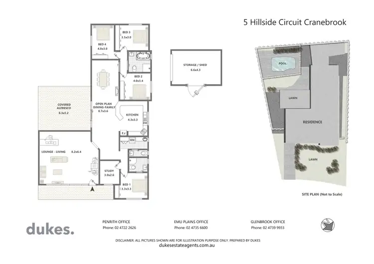 Floorplan of Homely house listing, 5 Hillside Circuit, Cranebrook NSW 2749