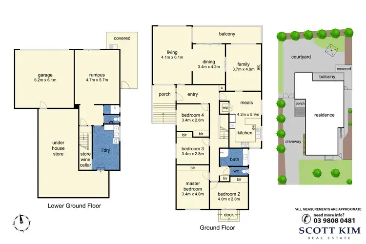 Floorplan of Homely house listing, 43 Barlyn Road, Mount Waverley VIC 3149