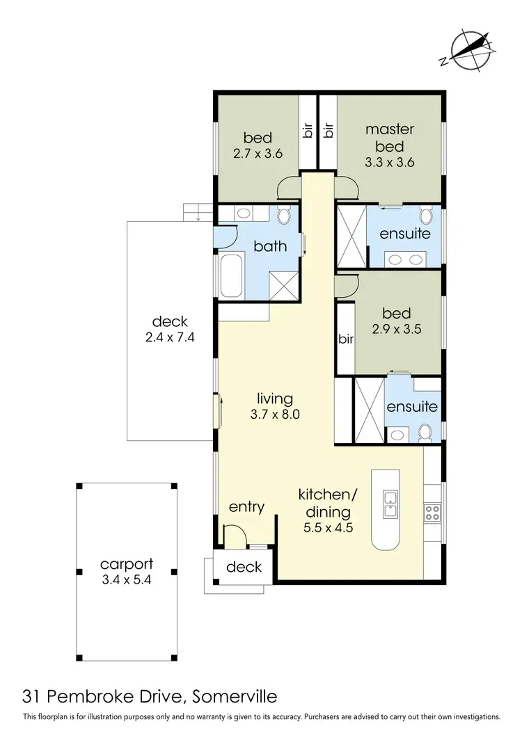 Floorplan of Homely house listing, 31 Pembroke Drive, Somerville VIC 3912