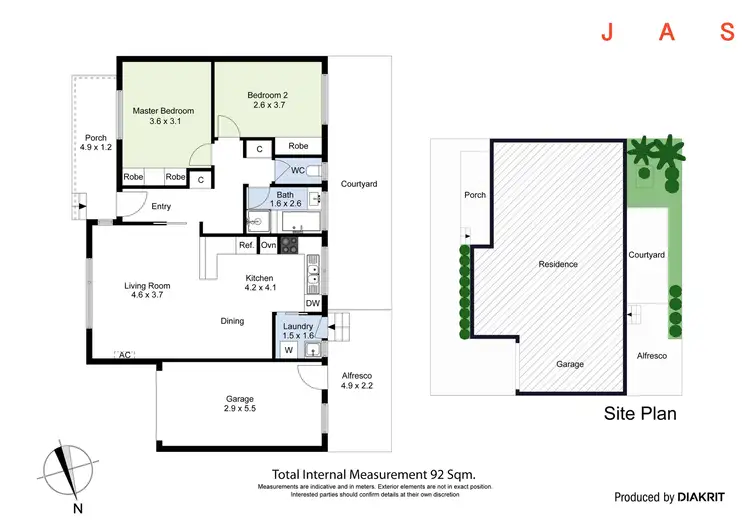 Floorplan of Homely villa listing, 3/8 Margot Street, West Footscray VIC 3012