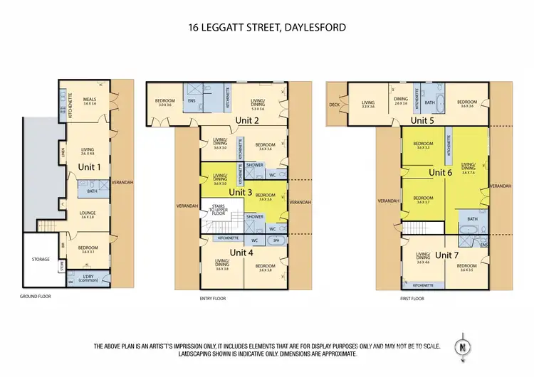 Floorplan of Homely apartment listing, 2/16 Leggatt Street, Daylesford VIC 3460