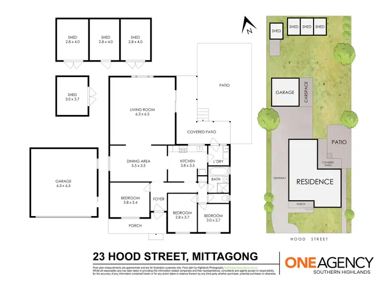 Floorplan of Homely house listing, 23 Hood Street, Mittagong NSW 2575
