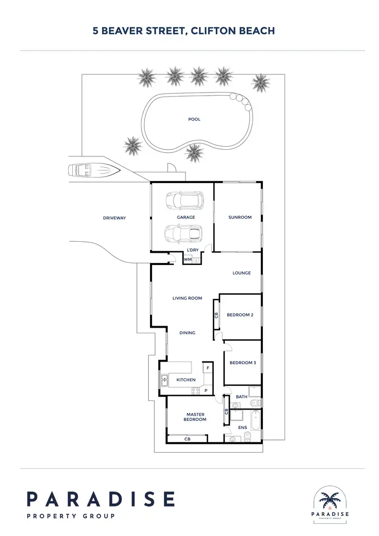 Floorplan of Homely house listing, 5 Beaver Street, Clifton Beach QLD 4879