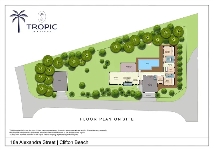Floorplan of Homely house listing, 18A Alexandra Street, Clifton Beach QLD 4879