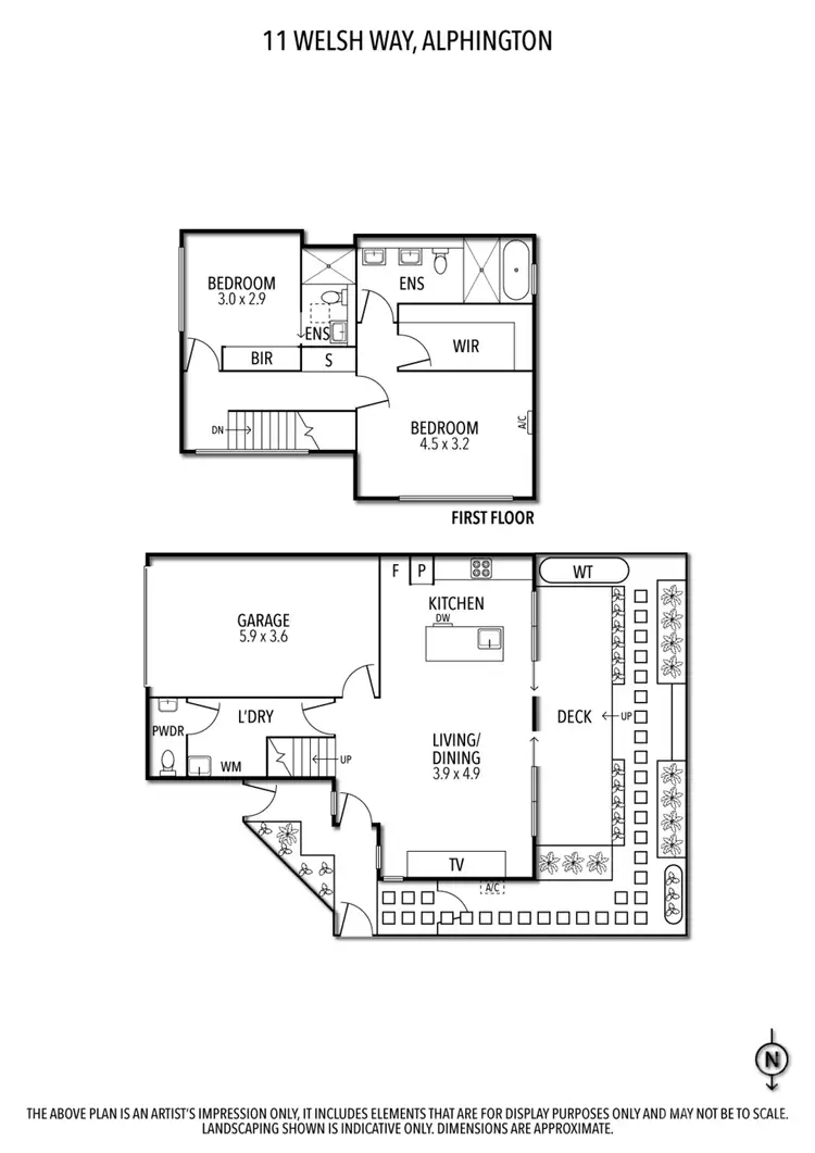 Floorplan of Homely house listing, 11 Welsh Way, Alphington VIC 3078