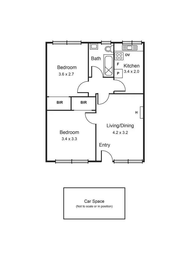 Floorplan of Homely apartment listing, 10/27 Royal Avenue, Glen Huntly VIC 3163