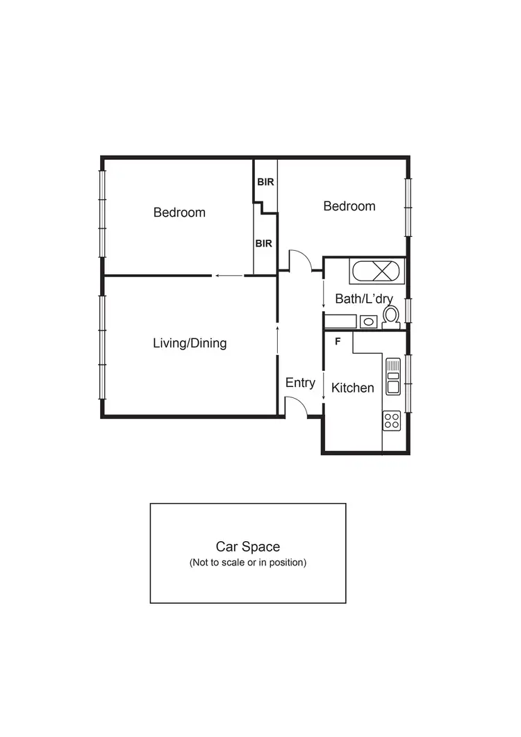 Floorplan of Homely apartment listing, 2/2 Rigby Avenue, Carnegie VIC 3163