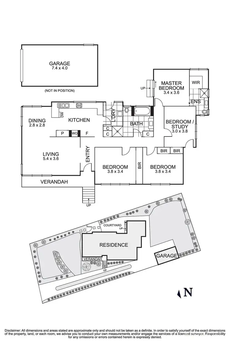 Floorplan of Homely house listing, 22 Worrell Street, Nunawading VIC 3131