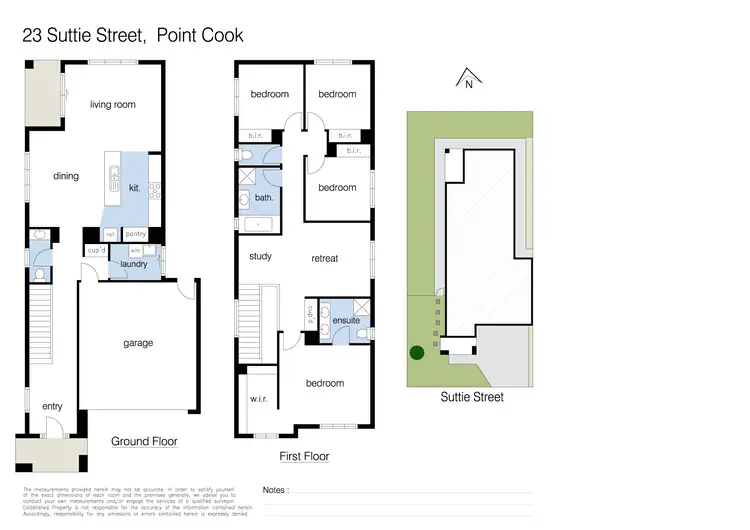 Floorplan of Homely house listing, 23 Suttie Street, Point Cook VIC 3030